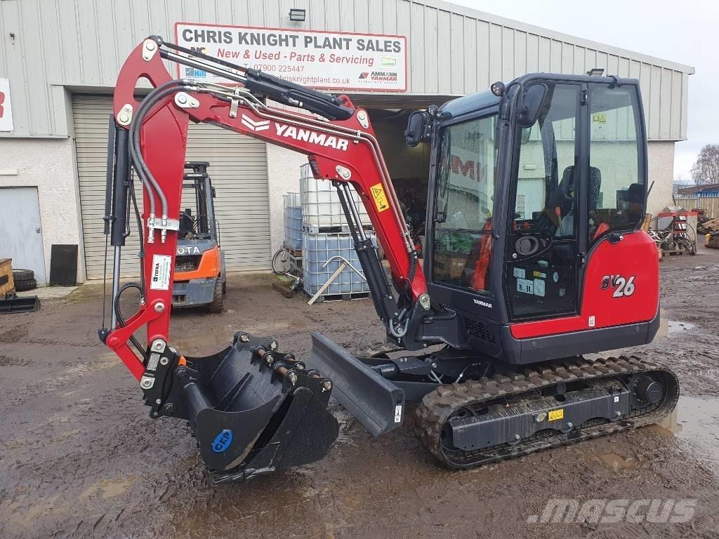 Yanmar SV26 소형 굴삭기 7톤 미만
