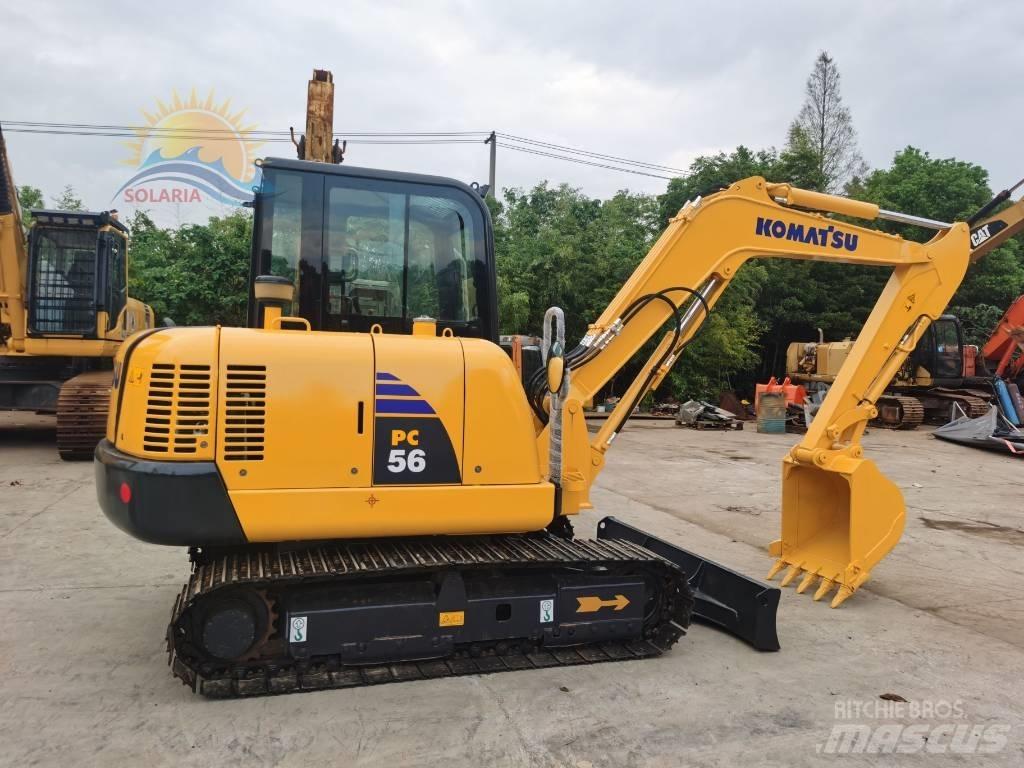 Komatsu PC 56-7 소형 굴삭기 7톤 미만