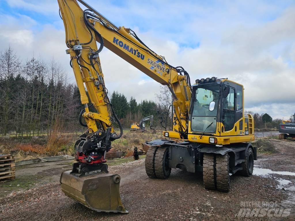 Komatsu PW148-8  휠 굴삭기