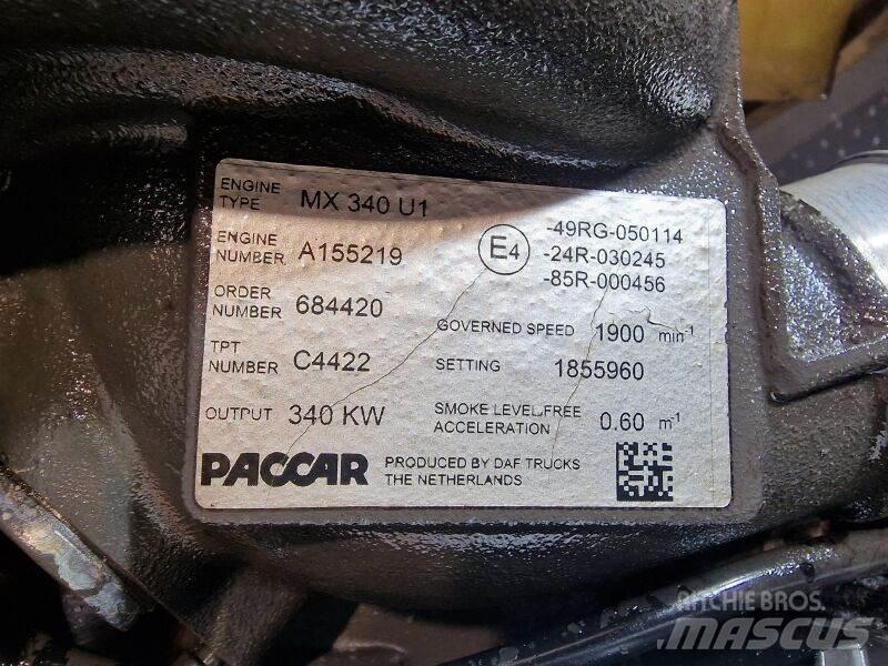 Paccar MX340U1 엔진