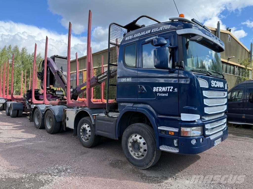 Scania R 580 목재 트럭