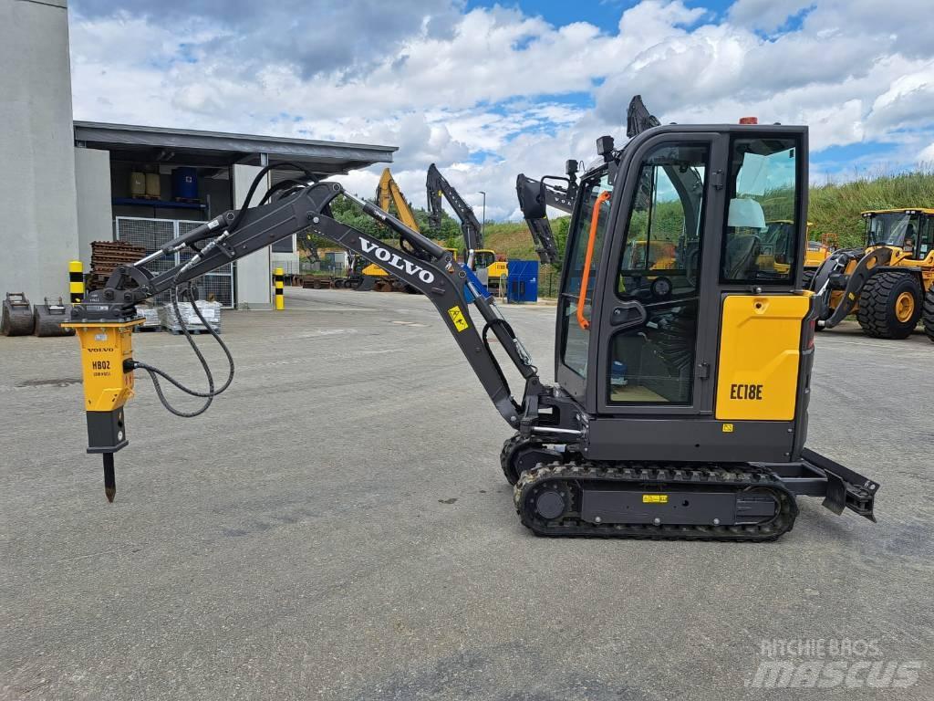 Volvo EC 18 E 소형 굴삭기 7톤 미만
