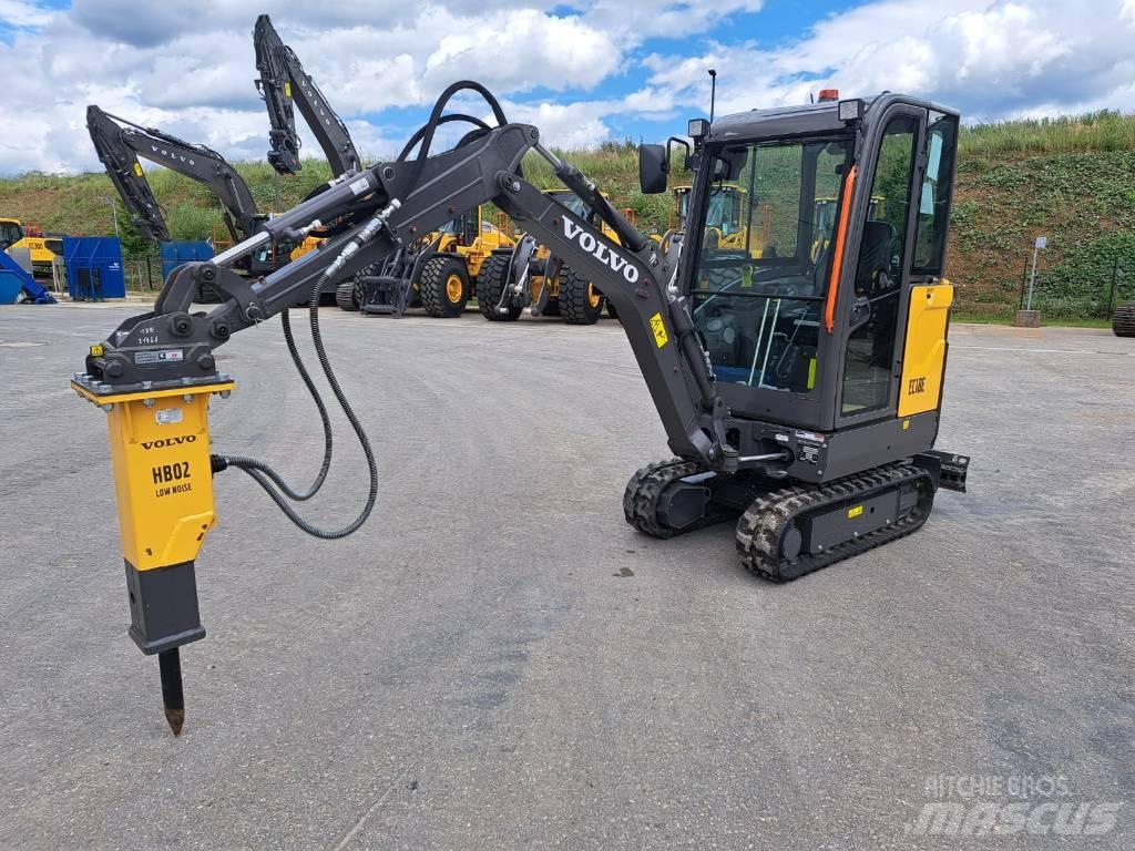 Volvo EC 18 E 소형 굴삭기 7톤 미만