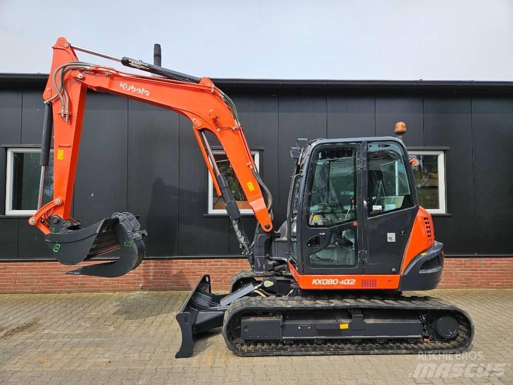 Kubota KX 080-4 중형굴삭기 7톤-28톤
