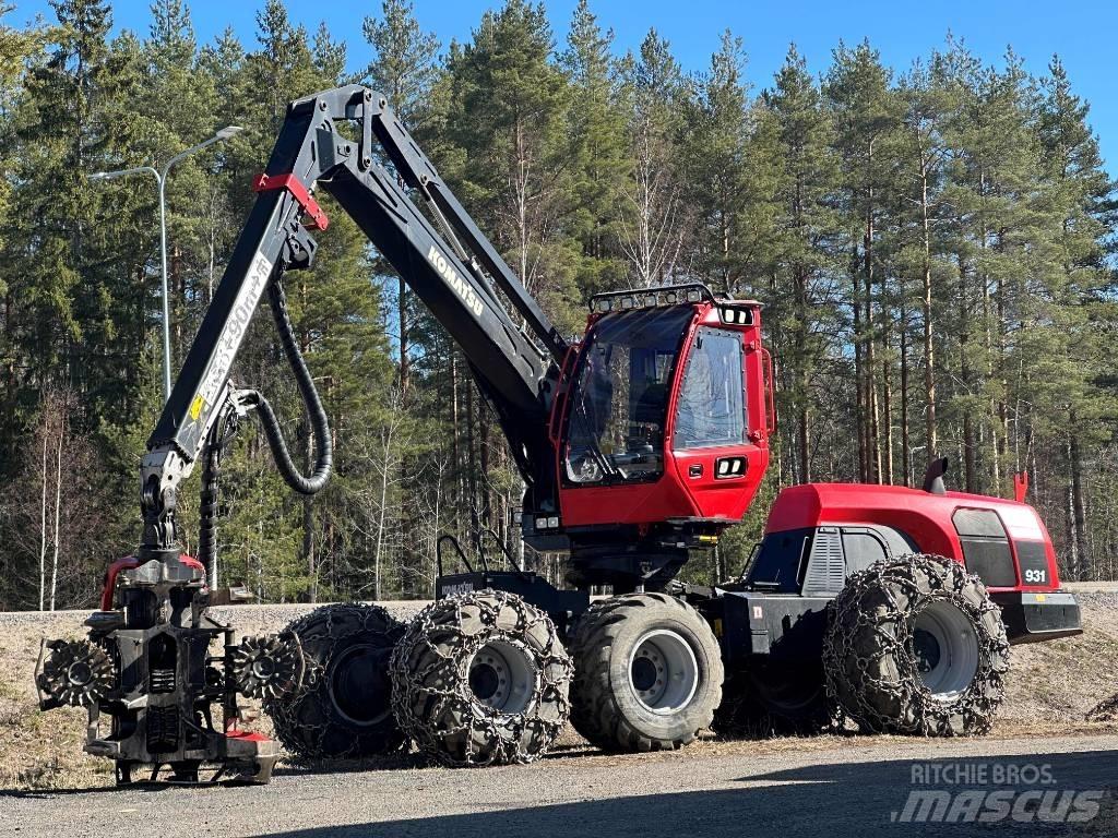 Komatsu 931 원목 하베스터