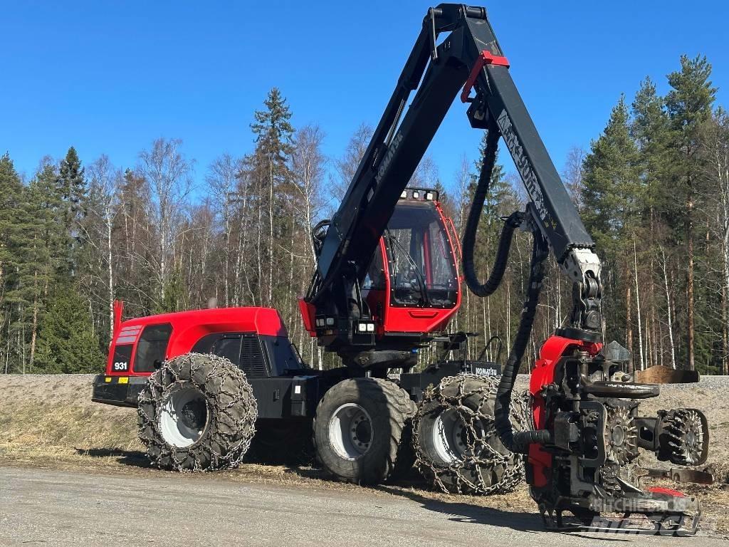 Komatsu 931 원목 하베스터
