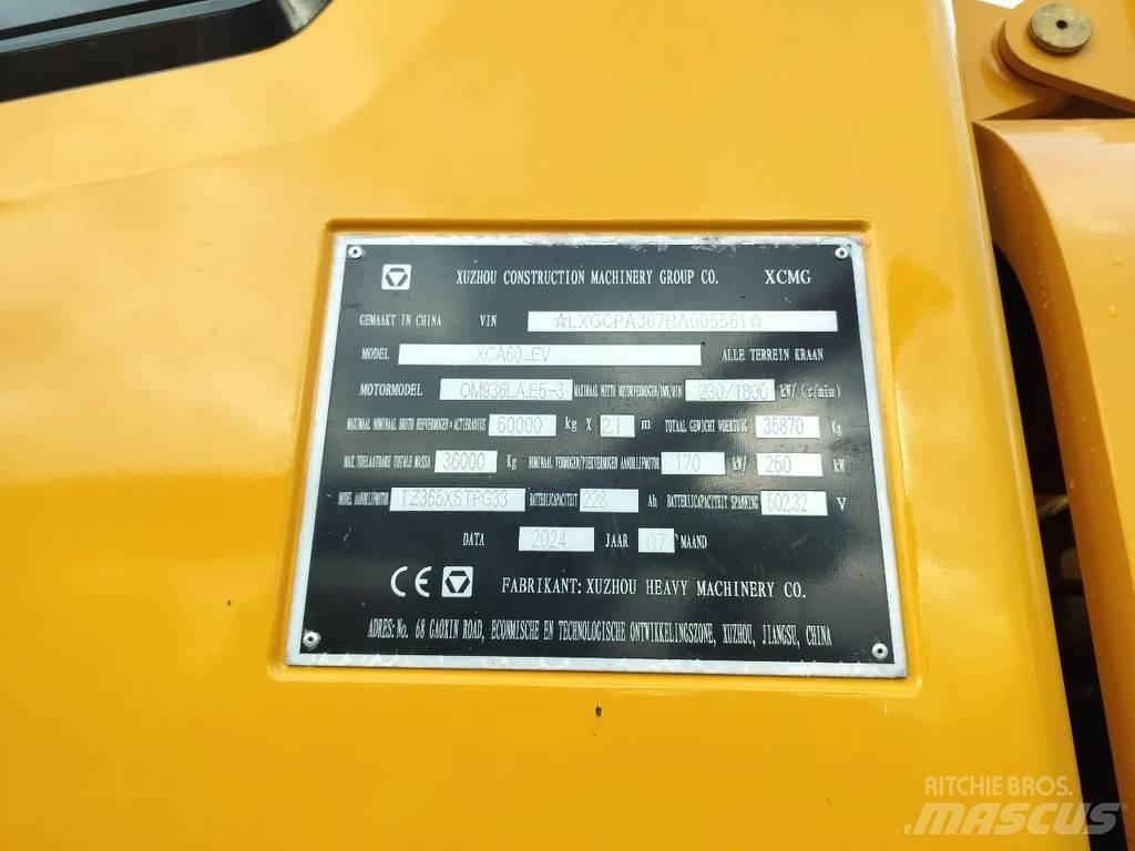 XCMG XCA60_EV A/T 크레인