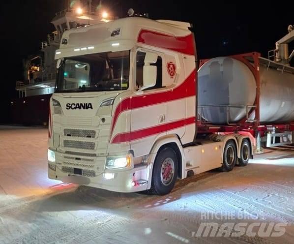 Scania 2018 새시 운전실 트럭