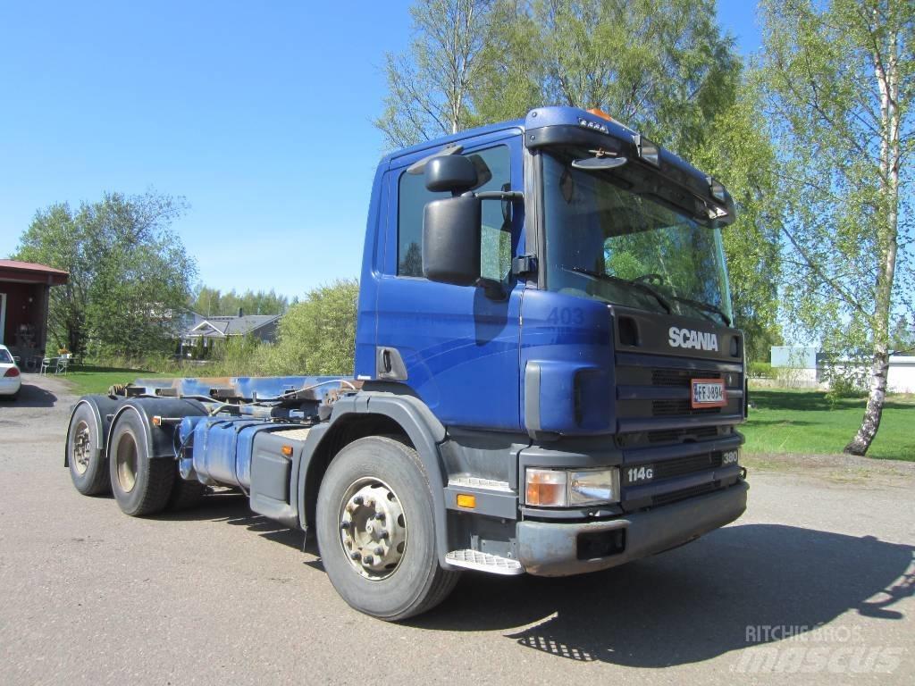 Scania P114 GB 케이블 리프트 탈착식 트럭