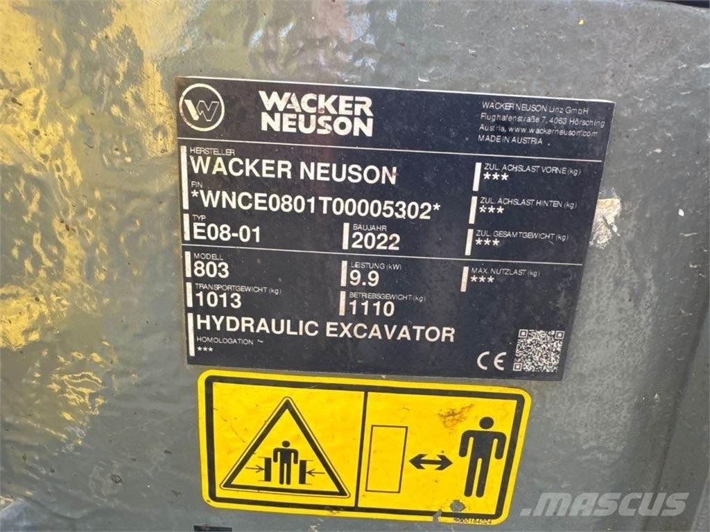 Wacker Neuson 803 대형 굴삭기 29톤 이상