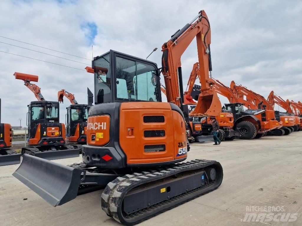 Hitachi ZX55U-6 소형 굴삭기 7톤 미만