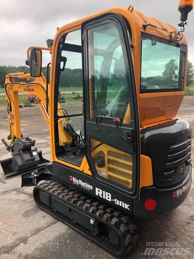 Hyundai R18 - 9AK 소형 굴삭기 7톤 미만