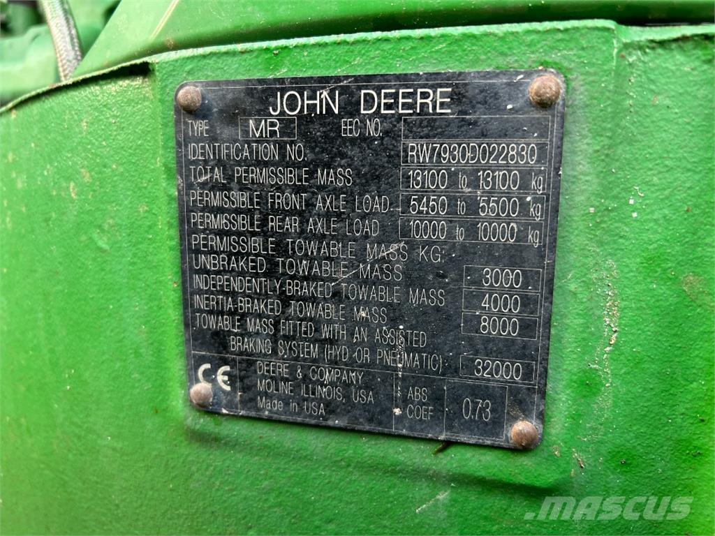 John Deere 7930 트랙터