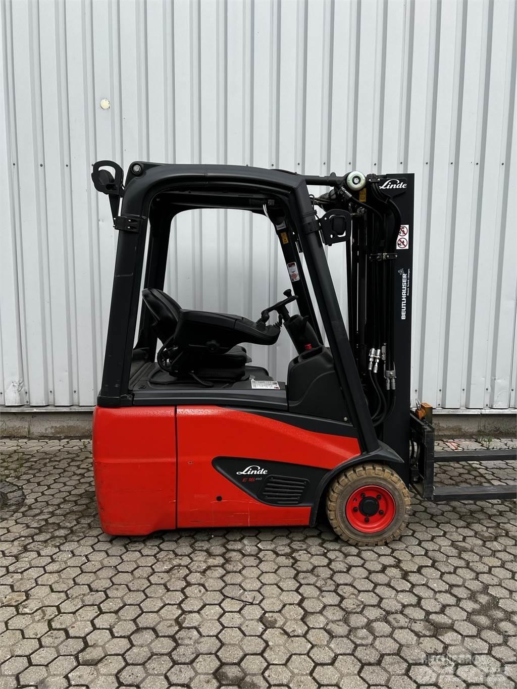 Linde E16C 전동 지게차