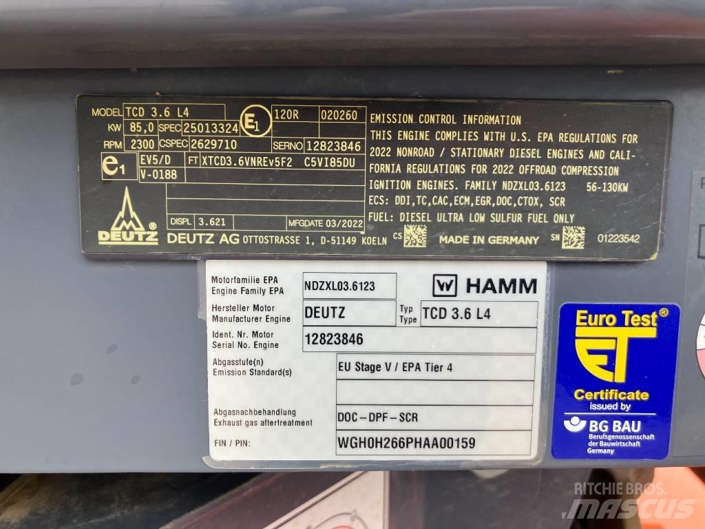 Hamm H12i 토양 다짐기