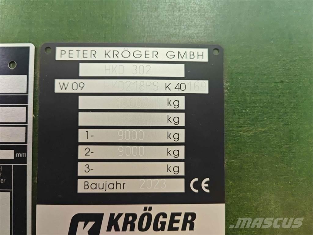 Kröger HKD 302 티퍼 트레일러