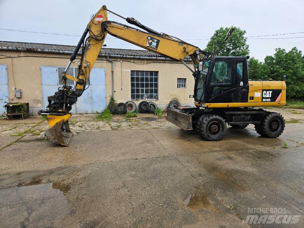 CAT M 316 D  휠 굴삭기