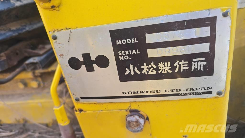Komatsu D 57 S-1 궤도식 로우더