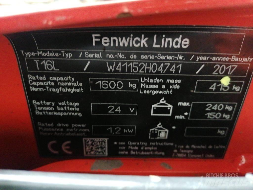 Linde T16L 경량 리프터