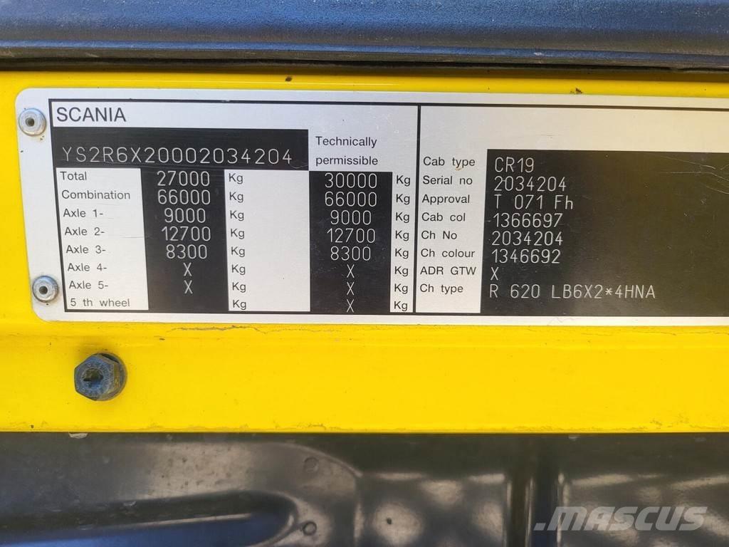 Scania R620 6X2*4 덤프 트럭