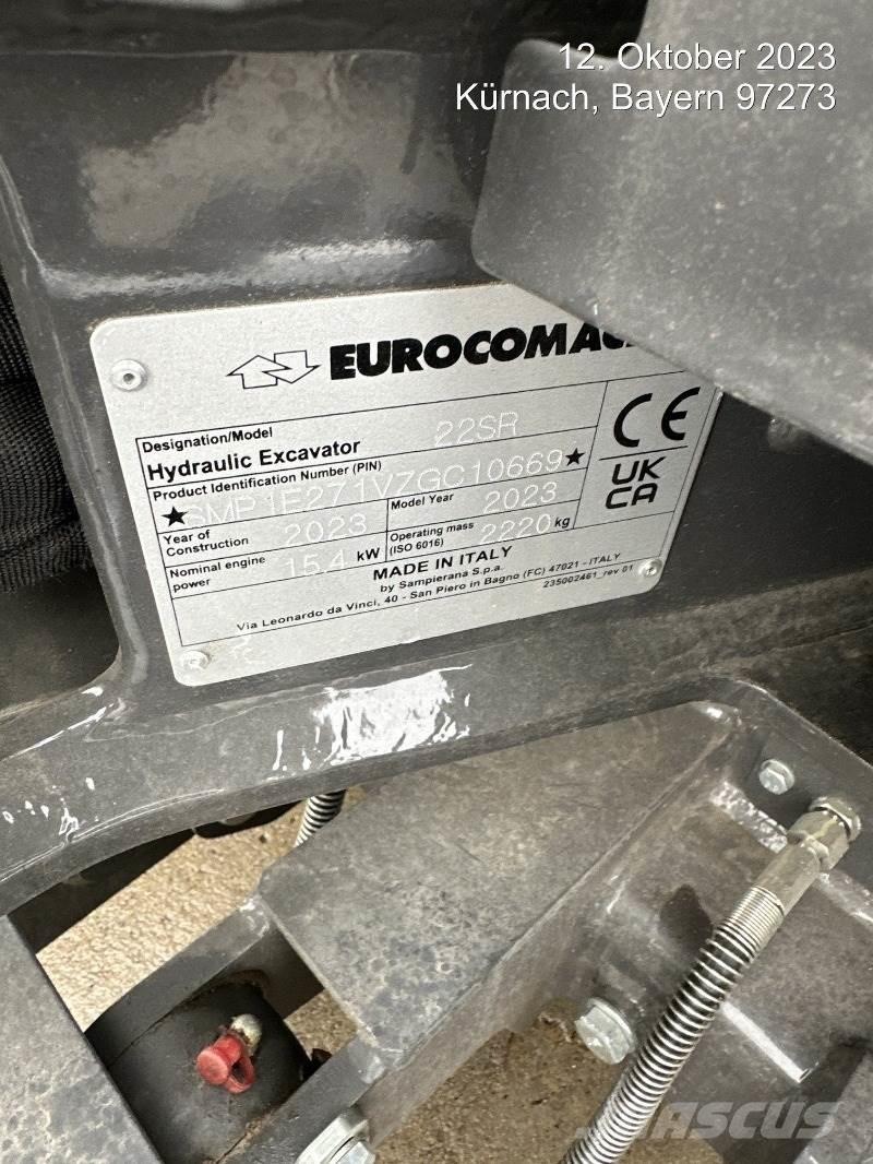 Eurocomach 22SR 소형 굴삭기 7톤 미만