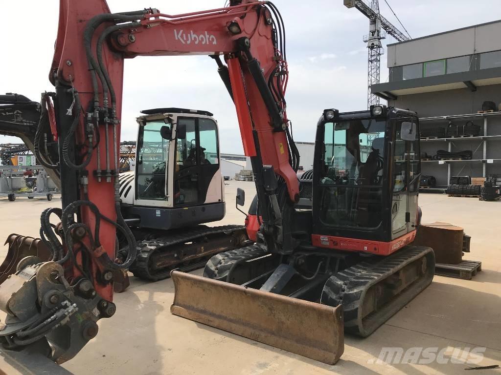 Kubota KX 080-4 중형굴삭기 7톤-28톤