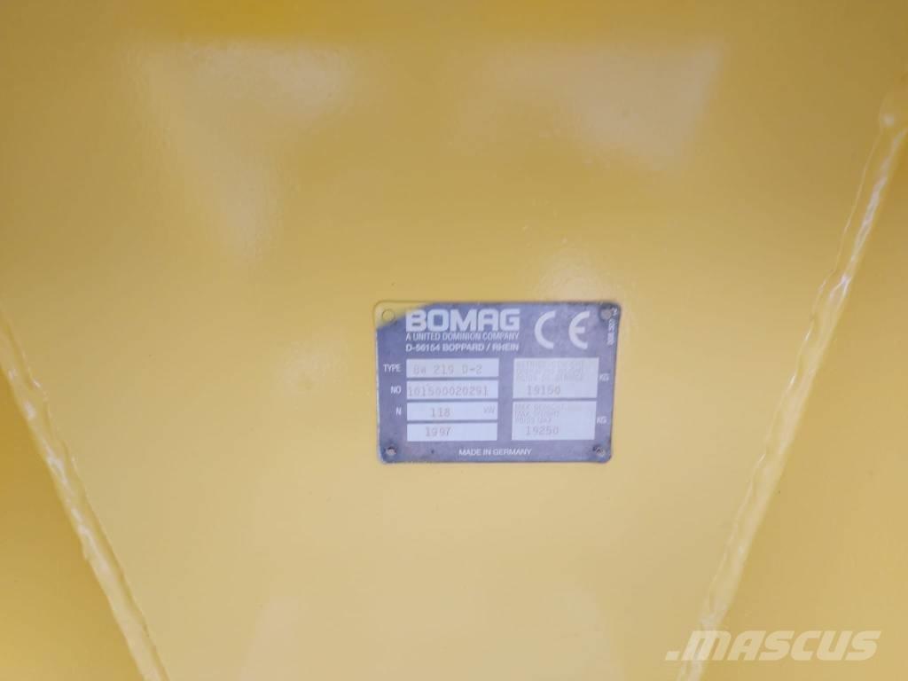 Bomag BW 219 D-2 싱글 드럼 롤러