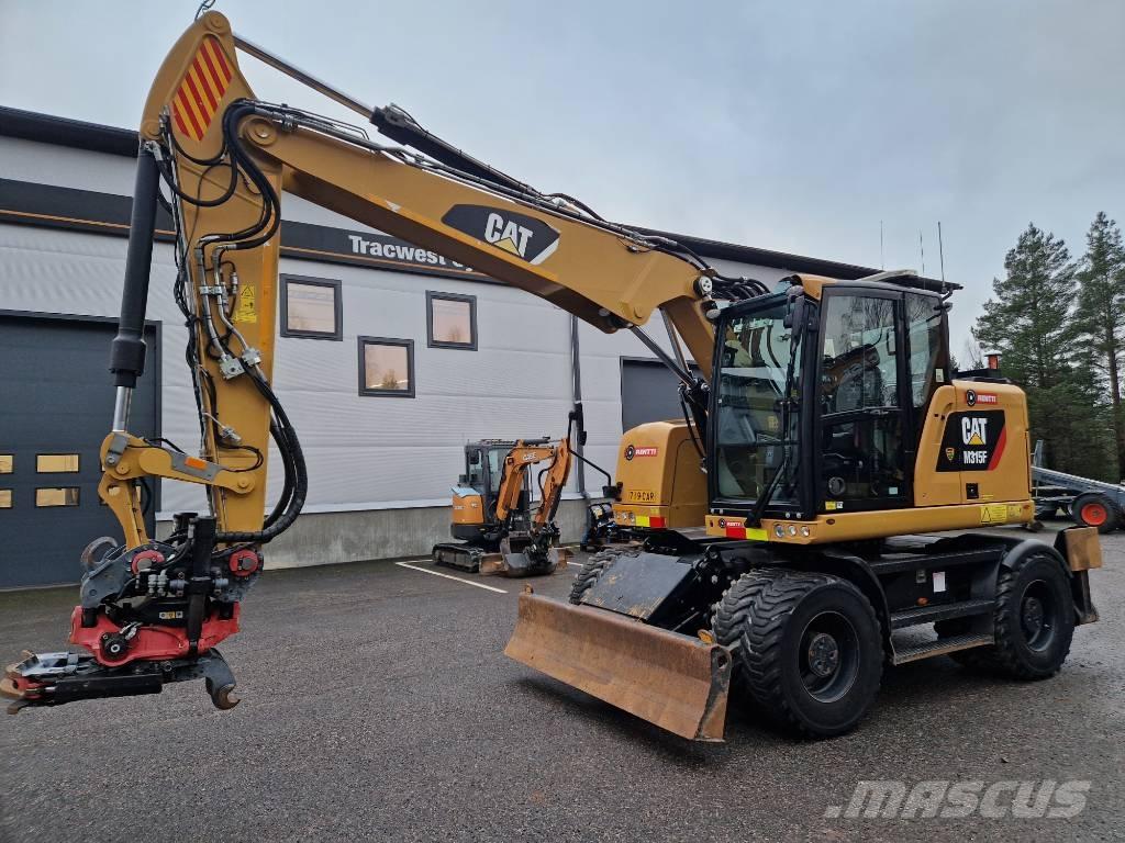 CAT M 315 F  휠 굴삭기
