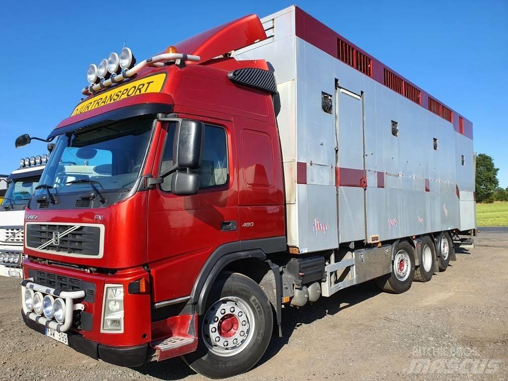 Volvo FM12 가축 운반용 트럭