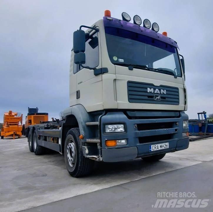 MAN TGA 26.363 훅 리프트 트럭