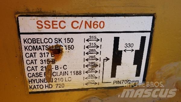 CAT SSEC C/N60 버켓