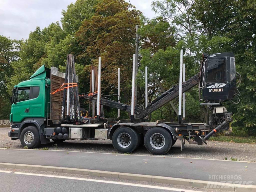 Scania R 480 목재 트럭