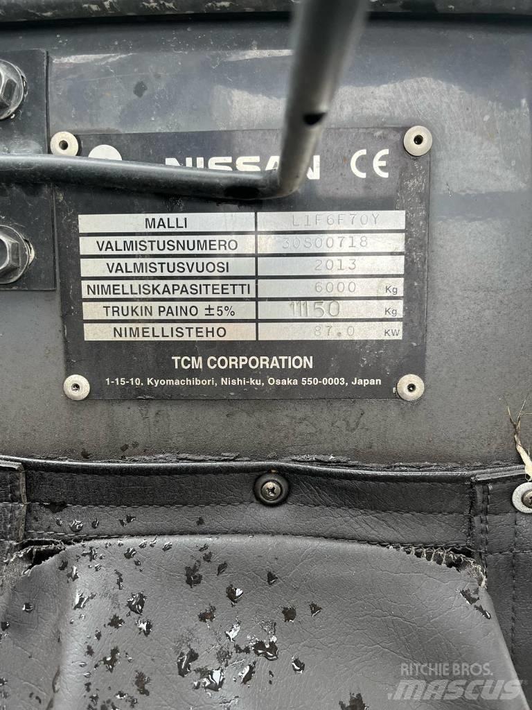 Nissan L1 F6 F70 Y 디젤 지게차