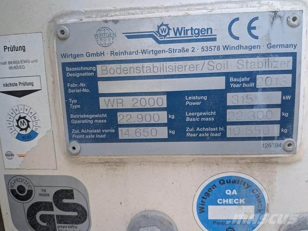 Wirtgen WR2000 아스팔트 리사이클러
