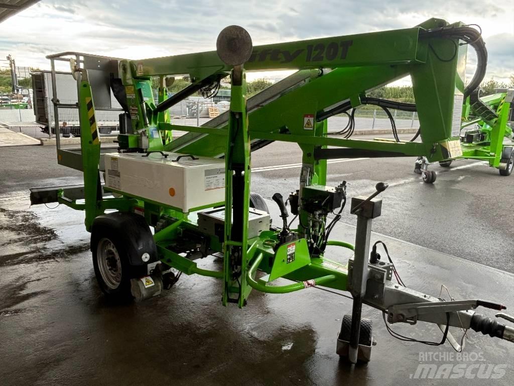 Niftylift 120 TET 트레일러 탑재 고소작업대