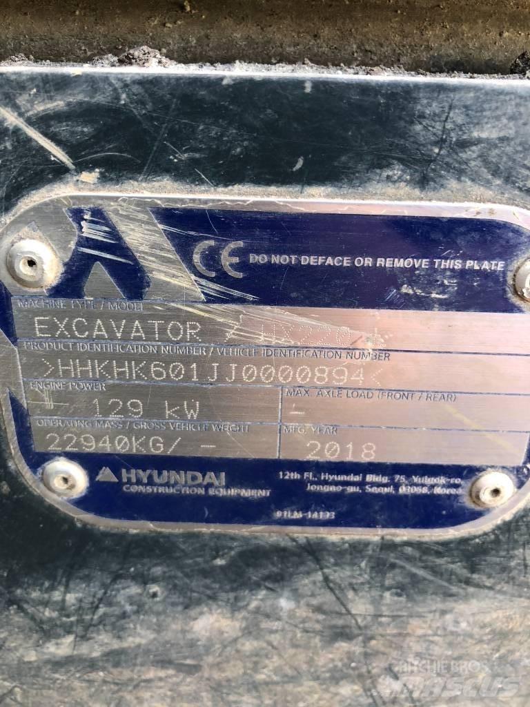 Hyundai HX 220 L 대형 굴삭기 29톤 이상
