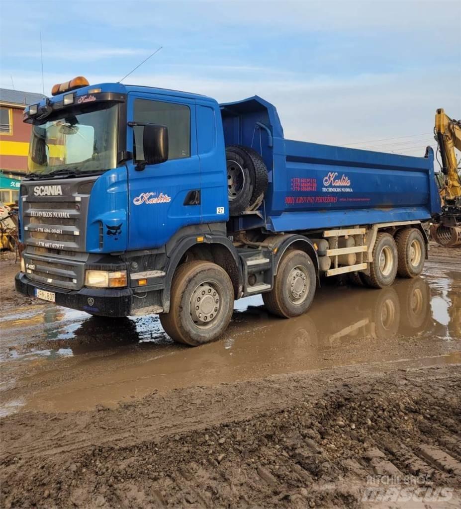 Scania R 420 8X4 스킵 로더 트럭