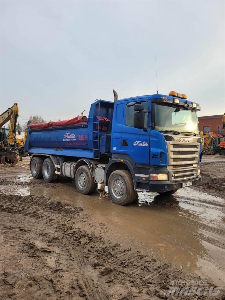 Scania R 420 8X4 스킵 로더 트럭