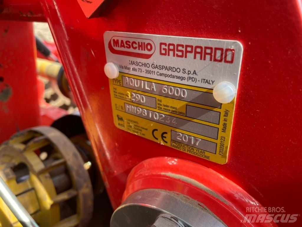 Maschio Aquila 6000 파워 하로우 및 로토틸러(회전 경운기)