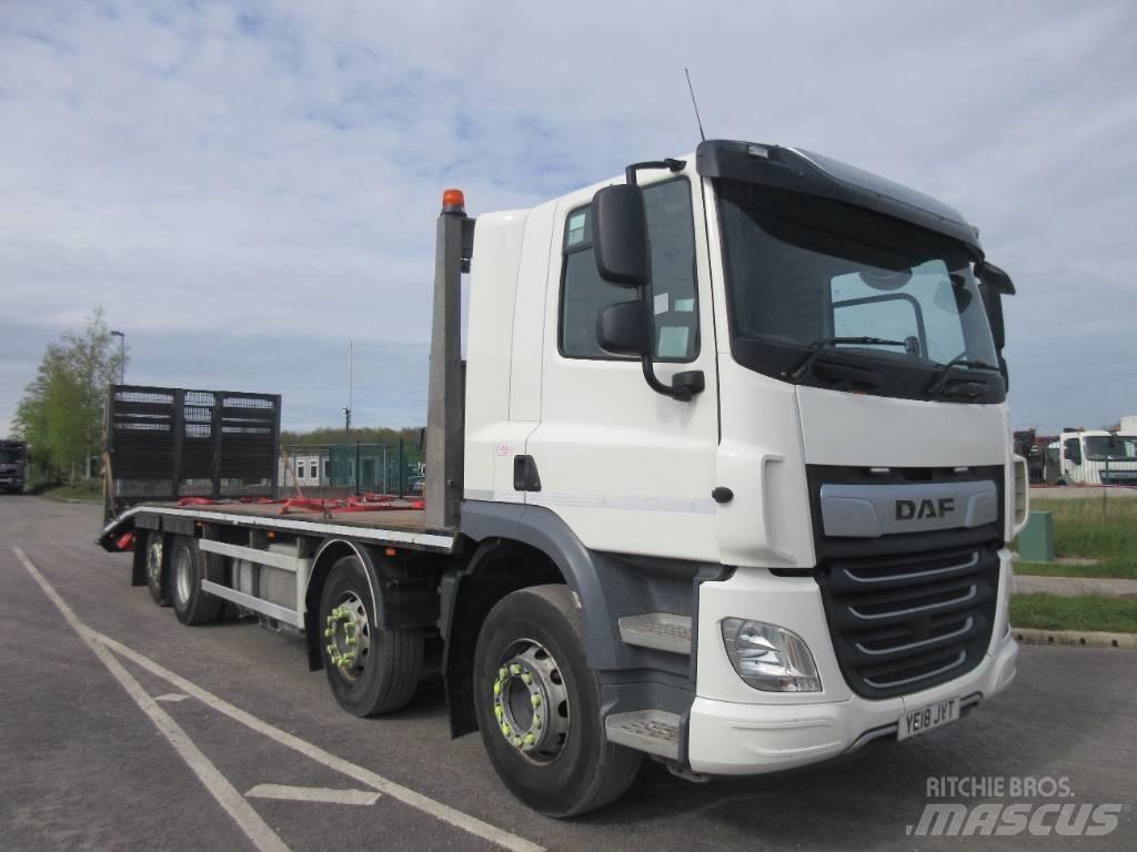 DAF CF450 플랫베드/윈치 트럭