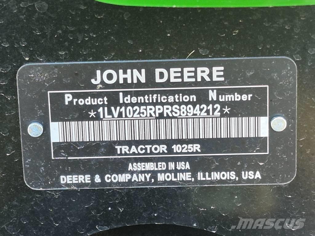 John Deere 1025 R 트랙터