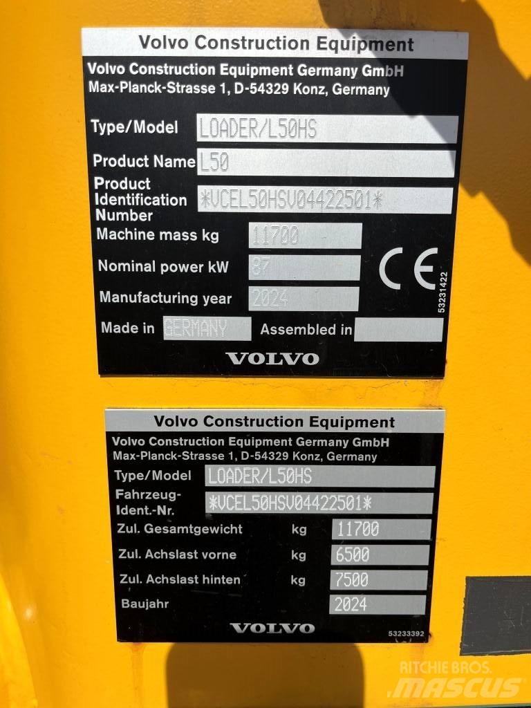 Volvo L50H  휠로우더