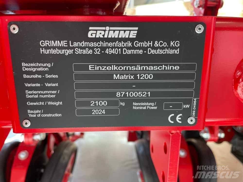 Grimme MATRIX 1200 농기계 - 기타