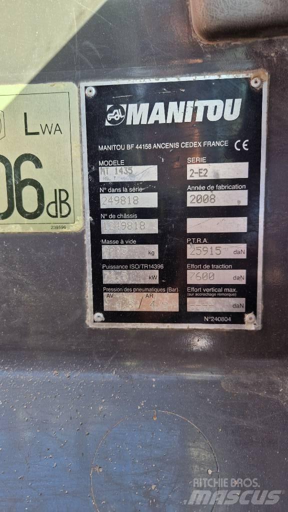 Manitou MT 1435 HSL 텔러 핸들러