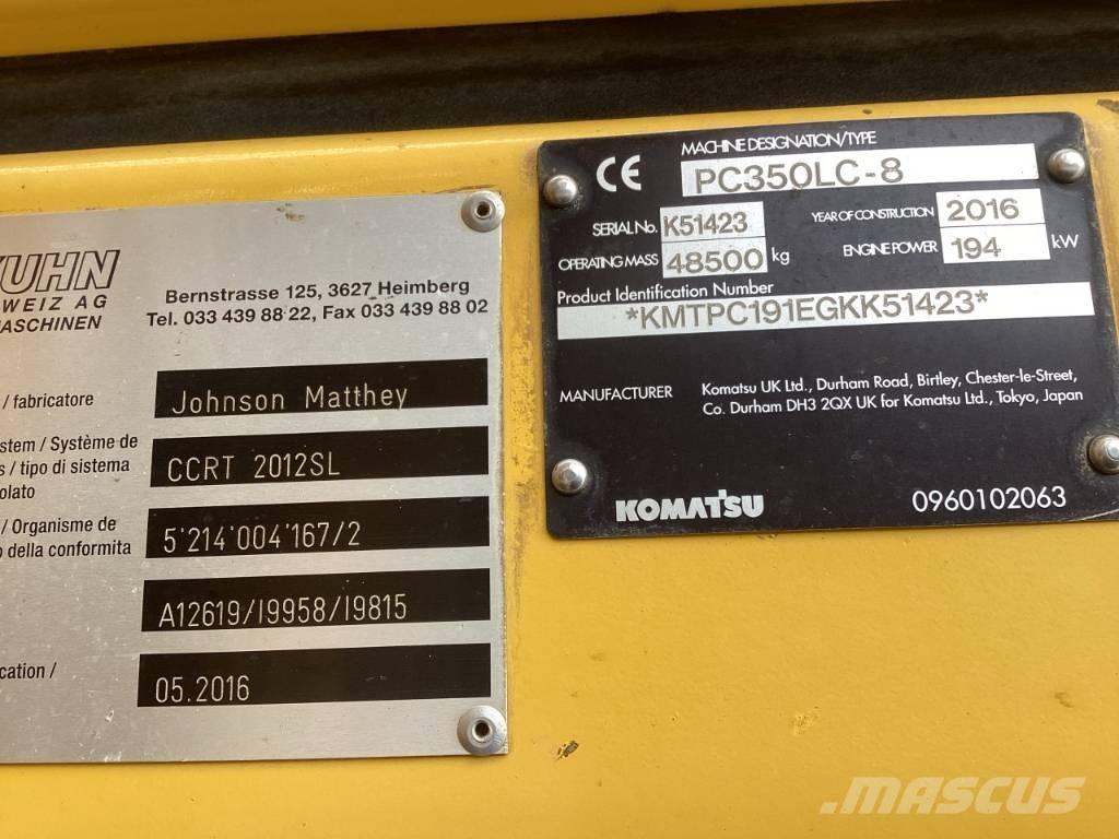 Komatsu PC 350 LC-8 파쇄용 굴삭기