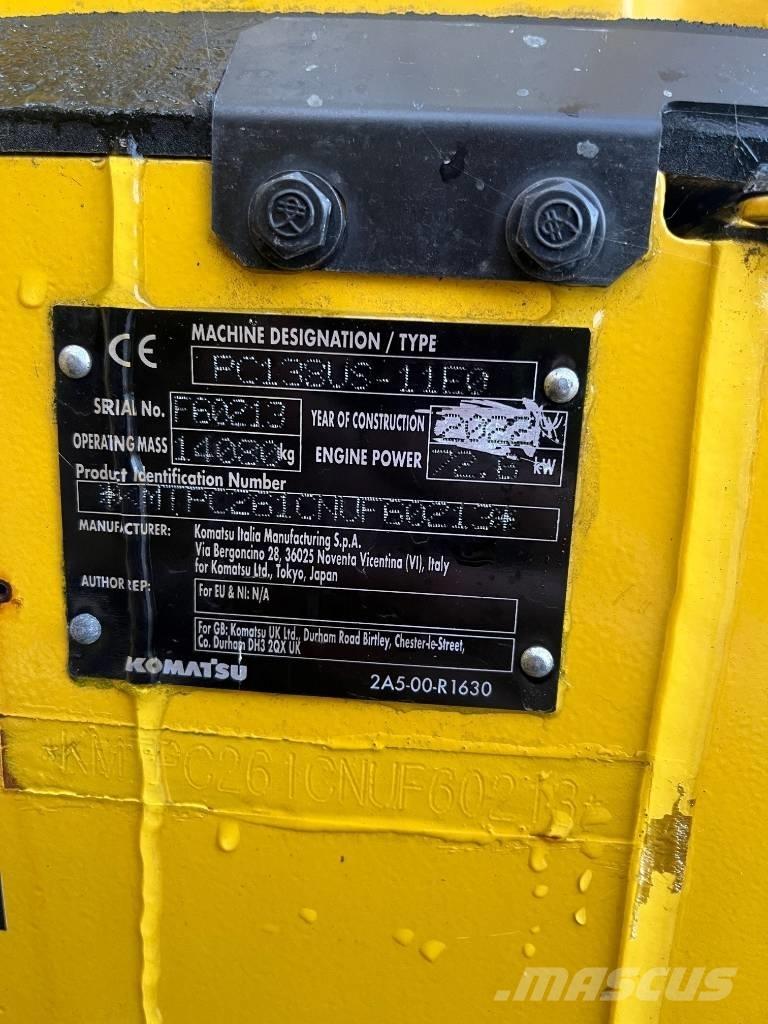 Komatsu PC138US-11 대형 굴삭기 29톤 이상