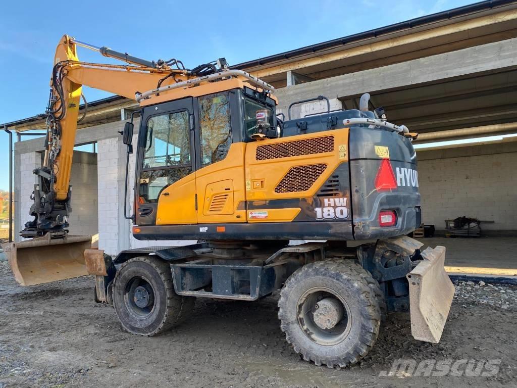 Hyundai HW 180  휠 굴삭기