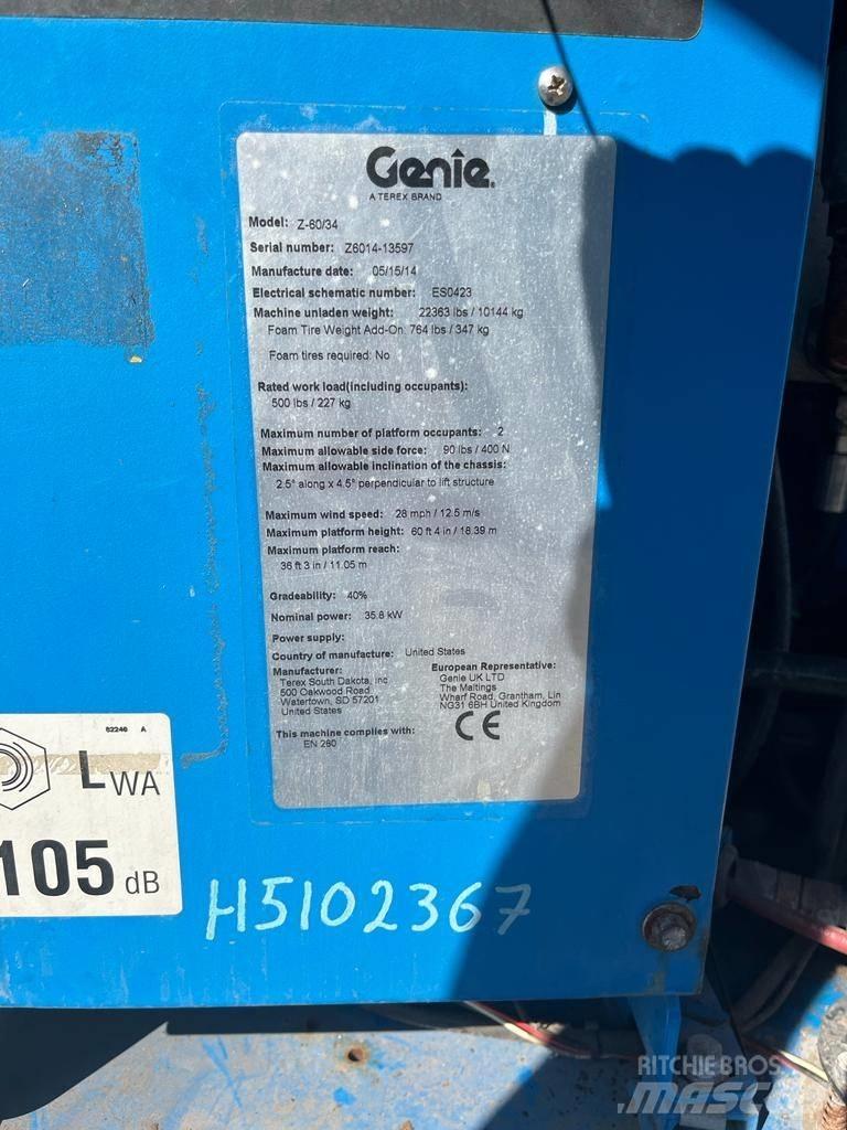 Genie Z 60/34 관절형 전동이동 리프트