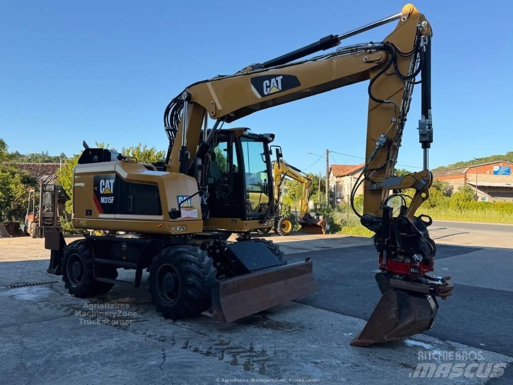 CAT M315F  휠 굴삭기