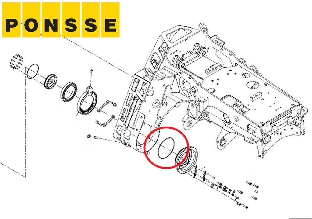 Ponsse 0059913 포워더 크레인